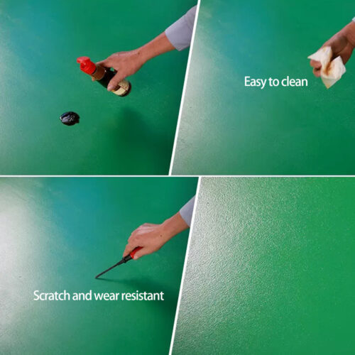 Water-Based Two-Component Wear-Resistant Polyurethane Floor Paint Outdoor Concrete Garage Floor Paint Factory Dark Grey Floor Paint - Image 3