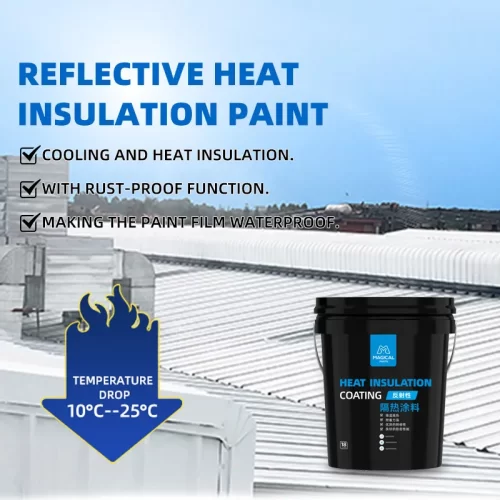 Insulation Coating Roof Iron Shed Reflective White Insulation Rustproof Waterproof Coating - Image 2