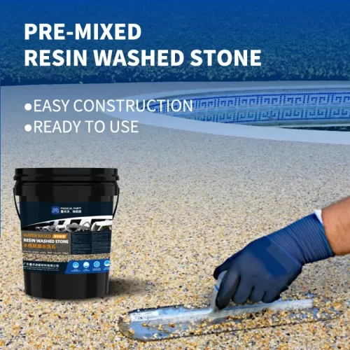 Resin Washed Stone For Floor Resin Bound Driveway Washed Stone Flooring With Putty Resin Bound Gravel Epoxy