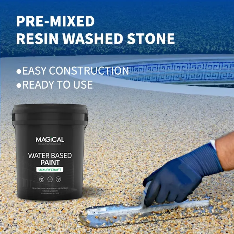 Resin Washed Stone - Permeable Driveway Flooring | MagicalPaint