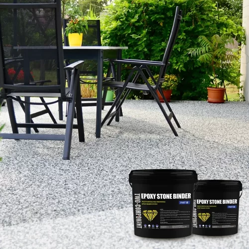 Gravel Bound Epoxy Resin Outdoor Resin Floors Bound Aggregate Driveway Kits - Image 4