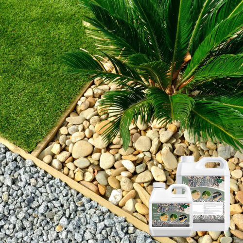 Stone Carpet Sealer Binder Epoxy Resin Filling Pore One-Component Stone Binder Permeable Stone And Mulch Binder Spray - Image 5