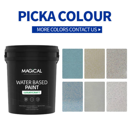 High Gloss Marble Epoxy Floor Coating | Colored Sand Self-Leveling Paint for Interior Floors - Durable & Waterproof - Image 6