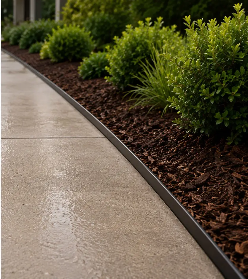 Mulch after stabilization